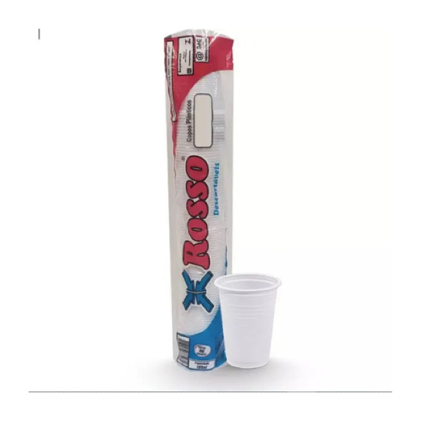 COPOS ROSSO DESCARTÁVEIS 150ML C/100