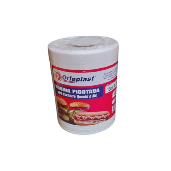 EMBALAGEM HOT DOG 13X22 ORLEPLAST C/500