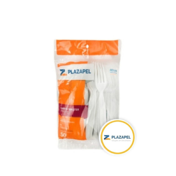 GARFO SOBREMESA FORTE BRANCO PLAZAPEL C/50