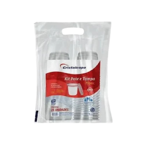 KIT POTES CRISTALCOPO 750ML C/25