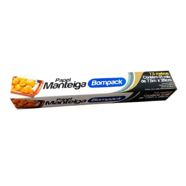 PAPEL MANTEIGA BOMPACK 0.28X7.5