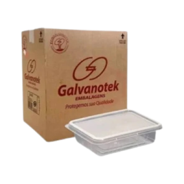 POTE RETANGULAR G 306 GALVANOTEK 500ML C/10