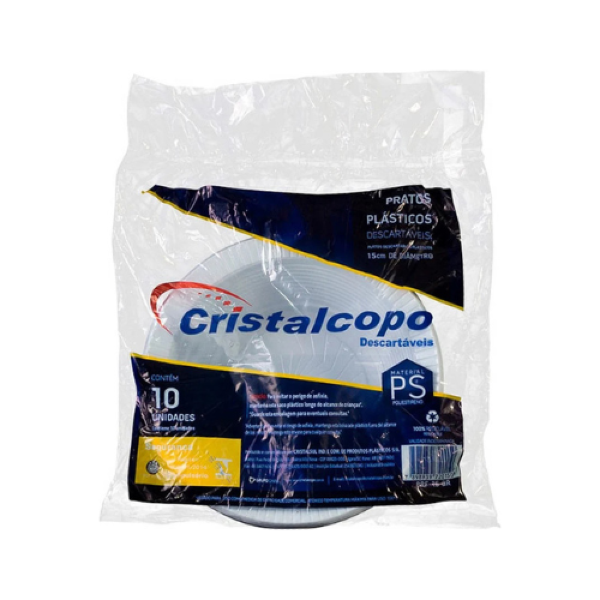 PRATO CRISTALCOPO C/10 N15 RASO