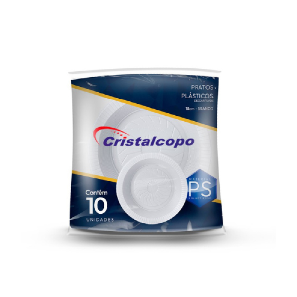 PRATO CRISTALCOPO C/10 N18 RASO