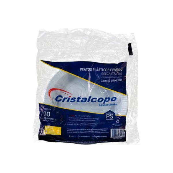 PRATO CRISTALCOPO C/10 N23 FUNDO