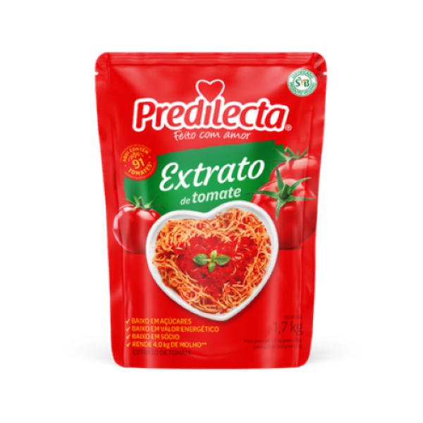 EXTRATO DE TOMATE PREDILECTA 1,7KG
