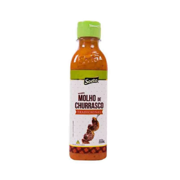MOLHO DE CHURRASCO TRADICIONAL SOETO 200ML