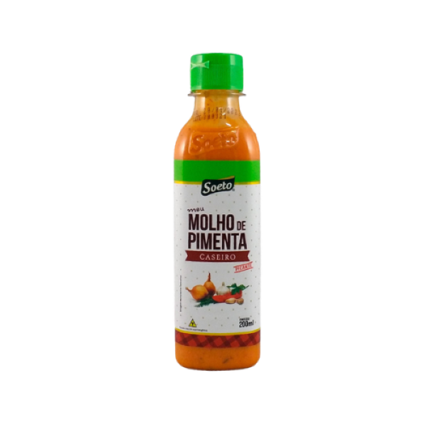 MOLHO DE PIMENTA CASEIRO PICANTE SOETO 200ML