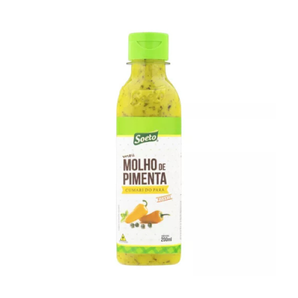 MOLHO DE PIMENTA CUMARI DO PARA SOETO 200ML