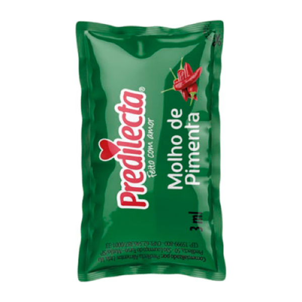 MOLHO DE PIMENTA SACHES PREDILECTA 144X3ML