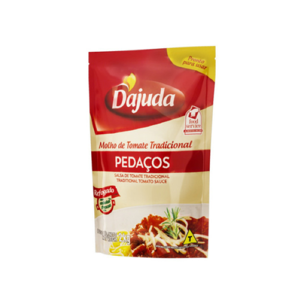 MOLHO DE TOMATE PEDAÇOS  D'AJUDA 2KG