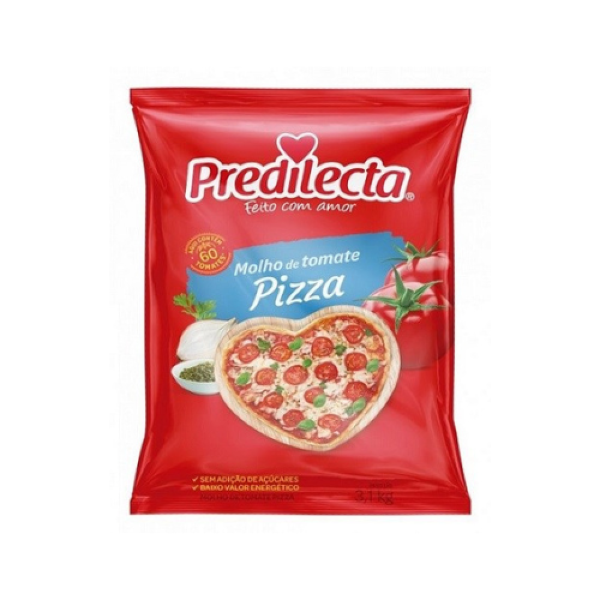 MOLHO DE TOMATE PIZZA PREDILECTA 3,1KG