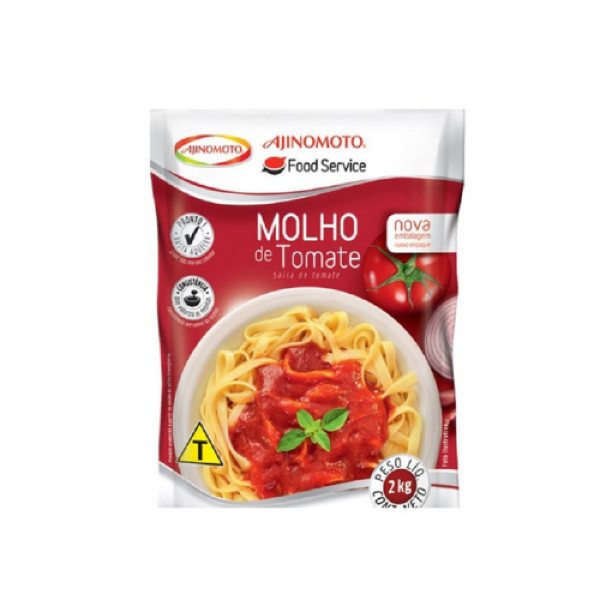 MOLHO DE TOMATE TRADICIONAL AJINOMOTO 2KG