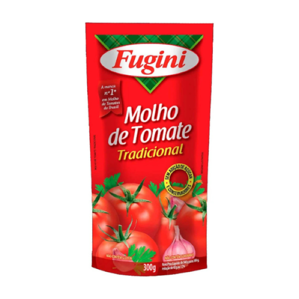 MOLHO DE TOMATE TRADICIONAL FUGINI 300GR