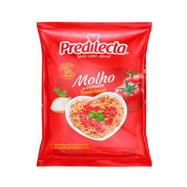 MOLHO DE TOMATE TRADICIONAL PREDILECTA 4,1KG