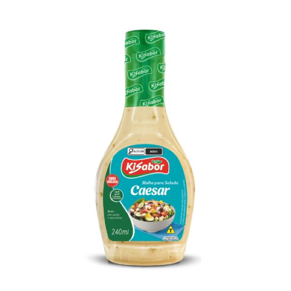MOLHO P/SALADA KISABOR CAESAR 240ML