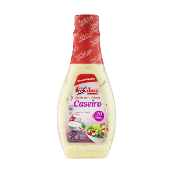 MOLHO P/SALADA KISABOR CASEIRO 240ML