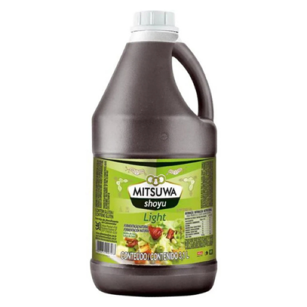 MOLHO SHOYU GALÃO LIGHT MITSUWA 3,1L