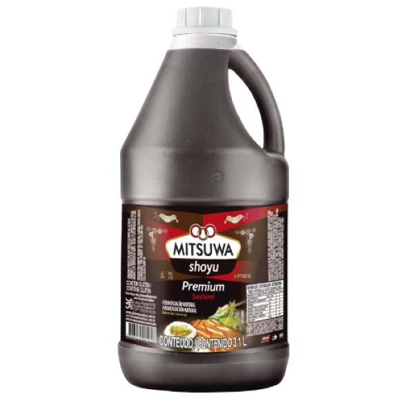 MOLHO SHOYU GALÃO PREMIUM MITSUWA 3,1L