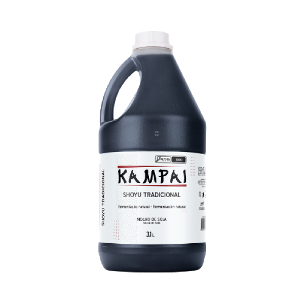 MOLHO SHOYU TRADICIONAL KAMPAI 3L