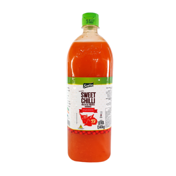 MOLHO SWEET CHILLI PIMENTA BIQUINHO SOETO 1,01L