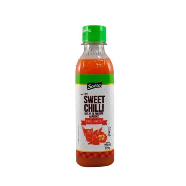 MOLHO SWEET CHILLI PIMENTA BIQUINHO SOETO 200ML