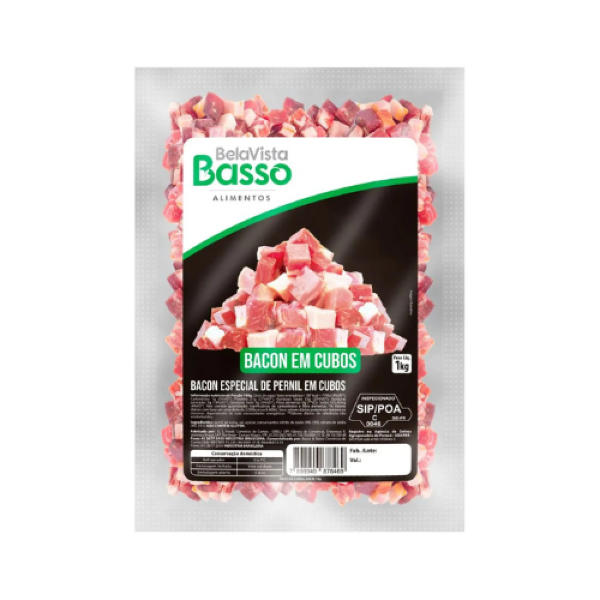 BACON CUBOS BARRIGA BELA VISTA 1KG