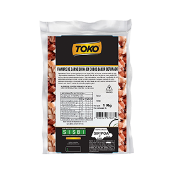 FIAMBRE CARNE SUINA EM CUBOS TOKO 1KG