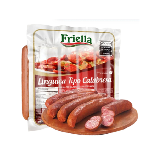 LINGUIÇA TIPO CALABRESA FRIELLA KG