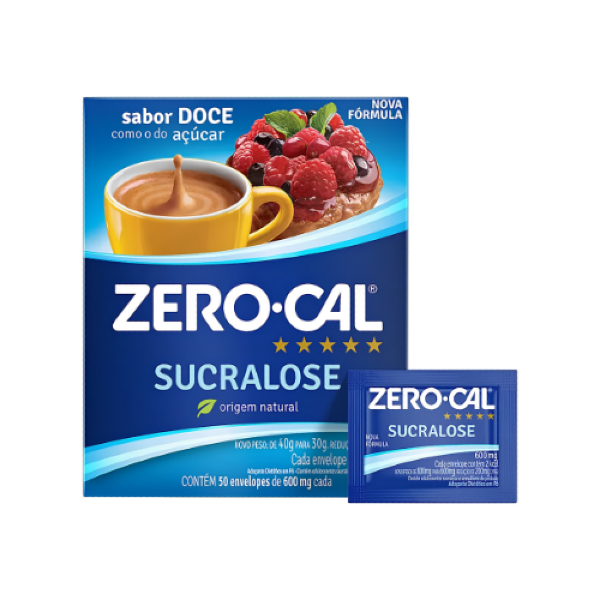 ADOÇANTE ZERO CAL SUCRALOSE PÓ C/50
