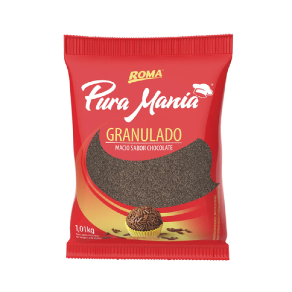 CHOCOLATE GRANULADO AO LEITE ROMA 1,010KG