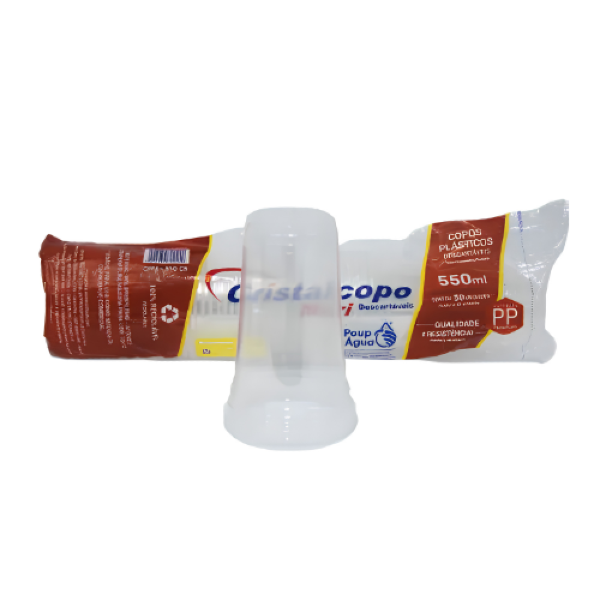 COPOS CRISTALCOPO 550ML C/50 MILK SHAKE