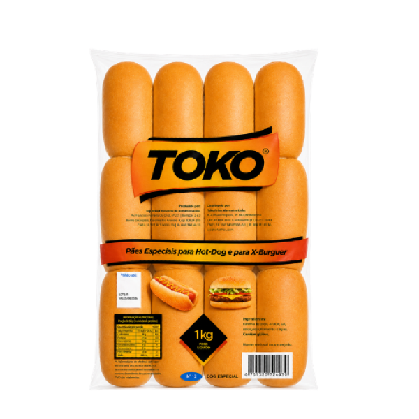 PÃO TOKO HOT-DOG ESPECIAL (COM 12)