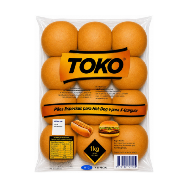 PÃO X ESPECIAL TOKO (COM 12)