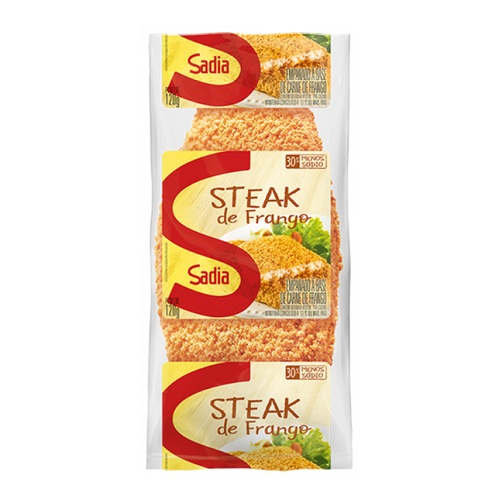 STEAK FRANGO SADIA 100GR CX/C45