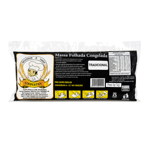 MASSA FOLHADA COOPERPAN 1KG