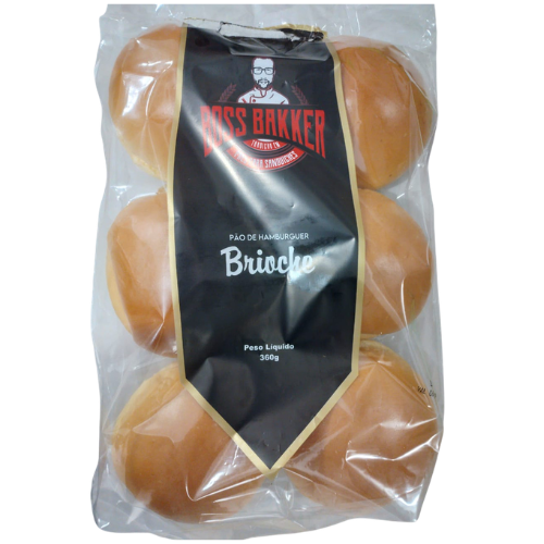 Pão Brioche Liso Boss Baker