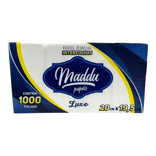 PAPEL TOALHA MADDU 20X19,5 C/1000