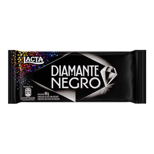 CHOCOLATE LACTA DIAMANTE NEGRO CX/UND