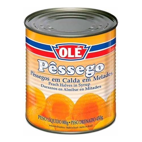 PESSEGO METADES OLÉ 450GR