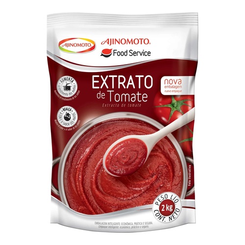 EXTRATO DE TOMATE AJINOMOTO SACHÊ 2KG
