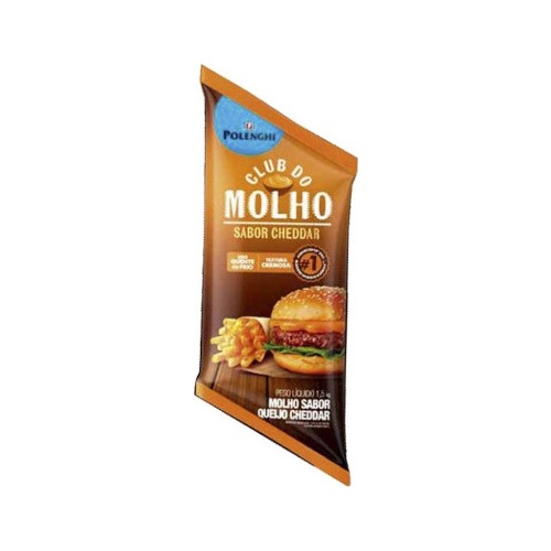 MOLHO SABOR CHEDDAR BISNAGA POLENGHI 1,5KG
