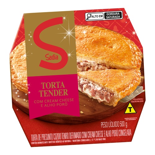 TORTA TENDER C/CREAM CHEESE SADIA 500GR