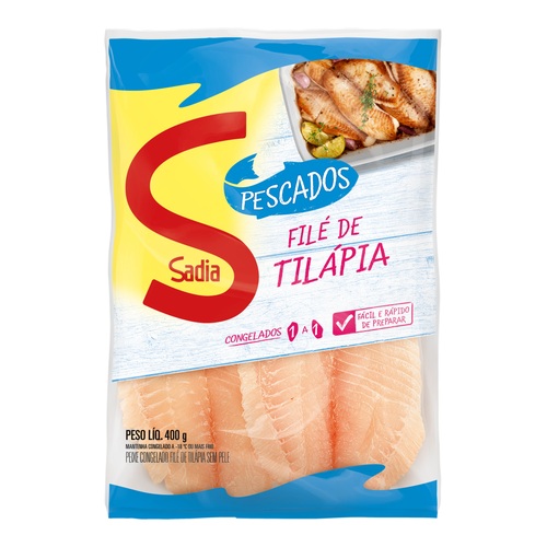 FILE DE TILAPIA SADIA 400GR