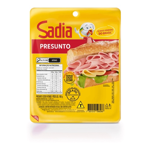 PRESUNTO FATIADO SADIA 180GR