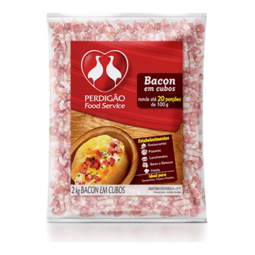 BACON CUBOS PERDIGÃO 400GR