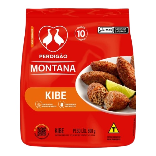 KIBE PERDIGÃO MONTANA 500GR
