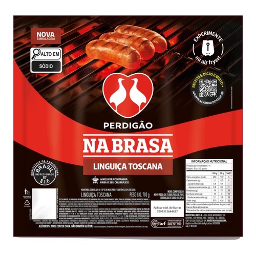 LINGUICA TOSCANA NABRASA 700GR