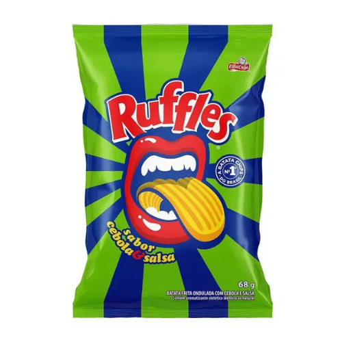 Ruffles Cebola E Salsa Elma Chips