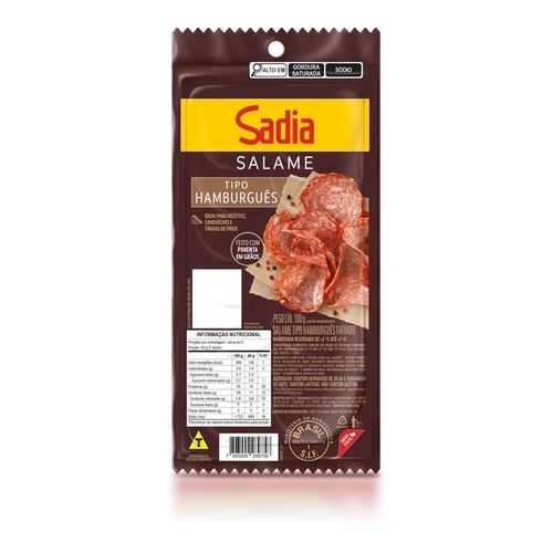 SALAME FATIADO SADIA 100G